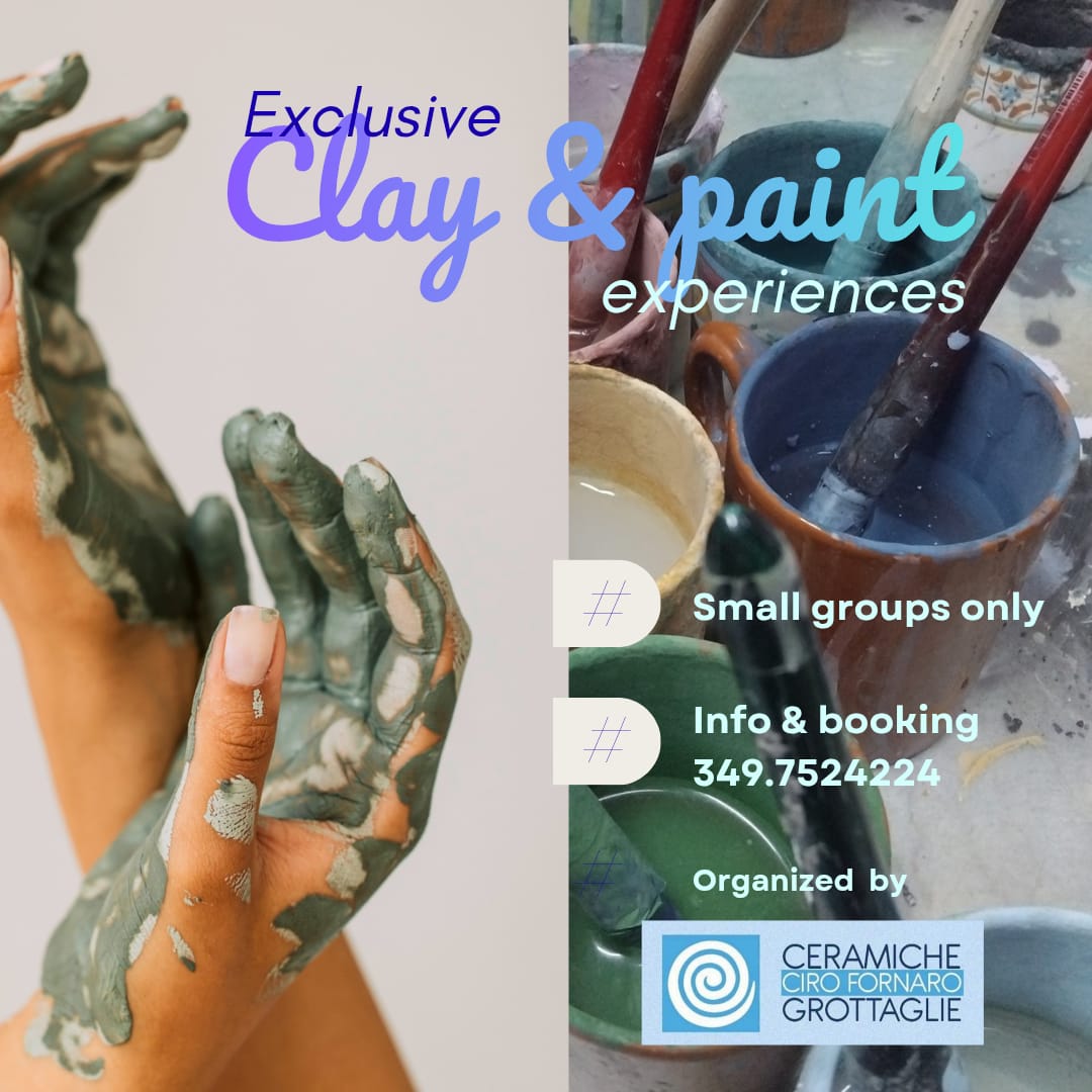 Clay and Paint Experience Ceramiche Ciro Fornaro Grottaglie
